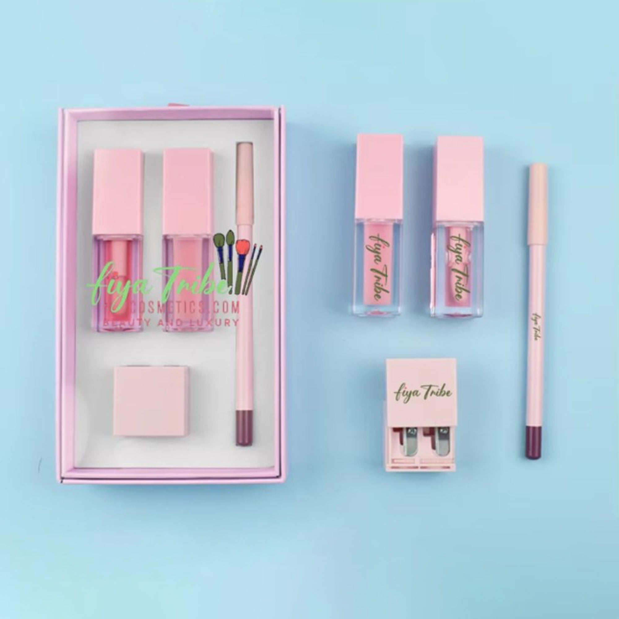 Fiya Luxe  Lip Trio: The lip Gang that will keep you Glossed & Bossed
